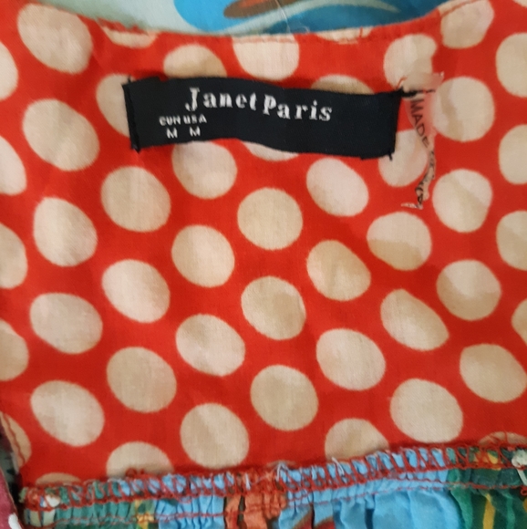 Janet paris boutique applique top medium *K - Picture 5 of 6